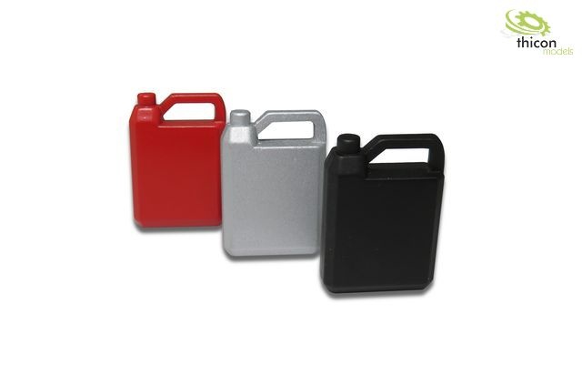 Thicon Metalen Oliekan 4 Liter Rood