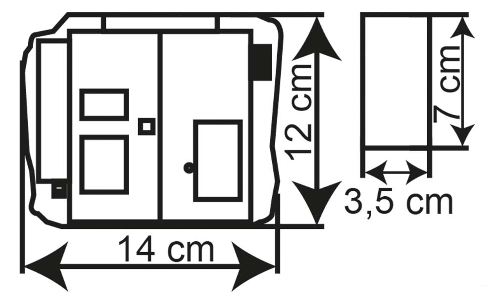 Kibri Familiehuis met terras, garage en pergola H0