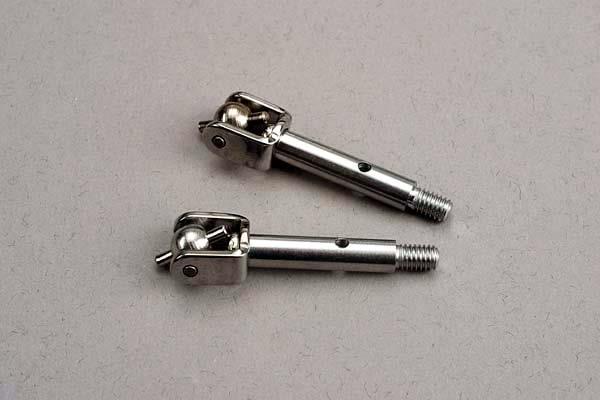 Traxxas Stub axles rear (2) (assembled with U-joints)