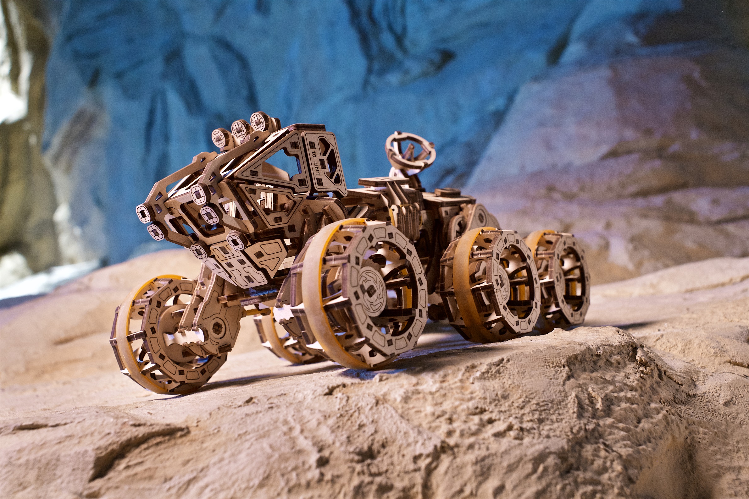 U-Gears Bemande Mars Rover mechanisch houten bouwpakket