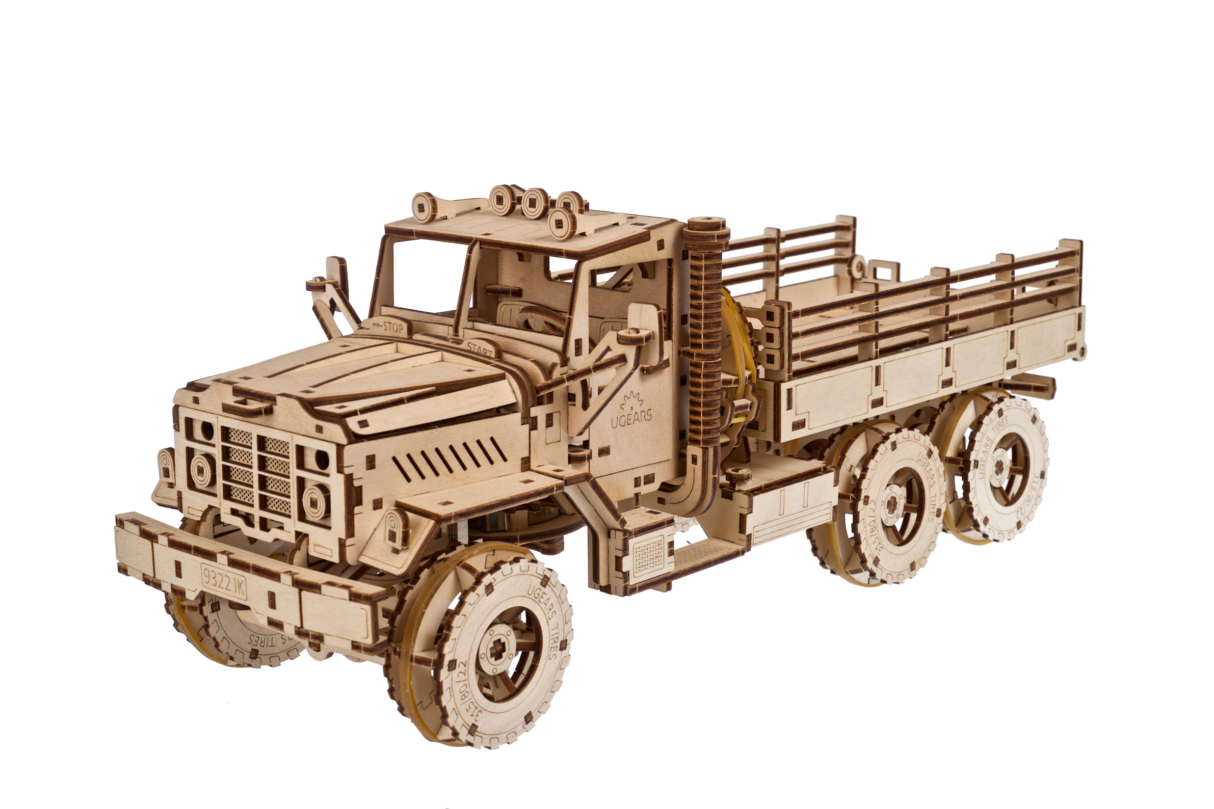U-Gears Cargo Truck mechanisch houten bouwpakket