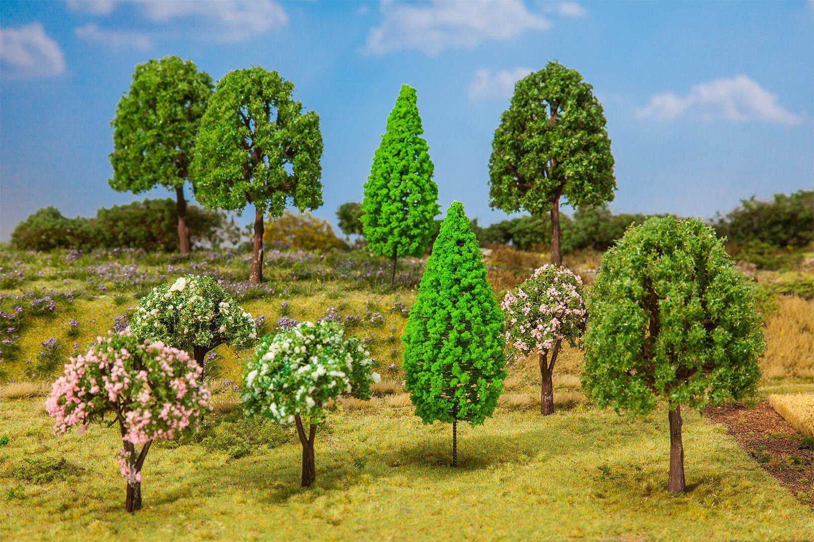 Faller Loofbomen, gesorteerd (10) HO / TT / N