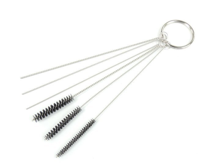 Fengda Airbrush reinigingsset 3 borstels en 3 draden