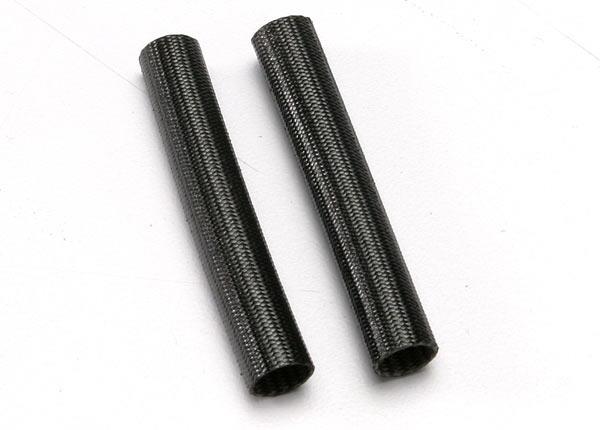 Traxxas Heat shield tubing fiberglass (2) (black)