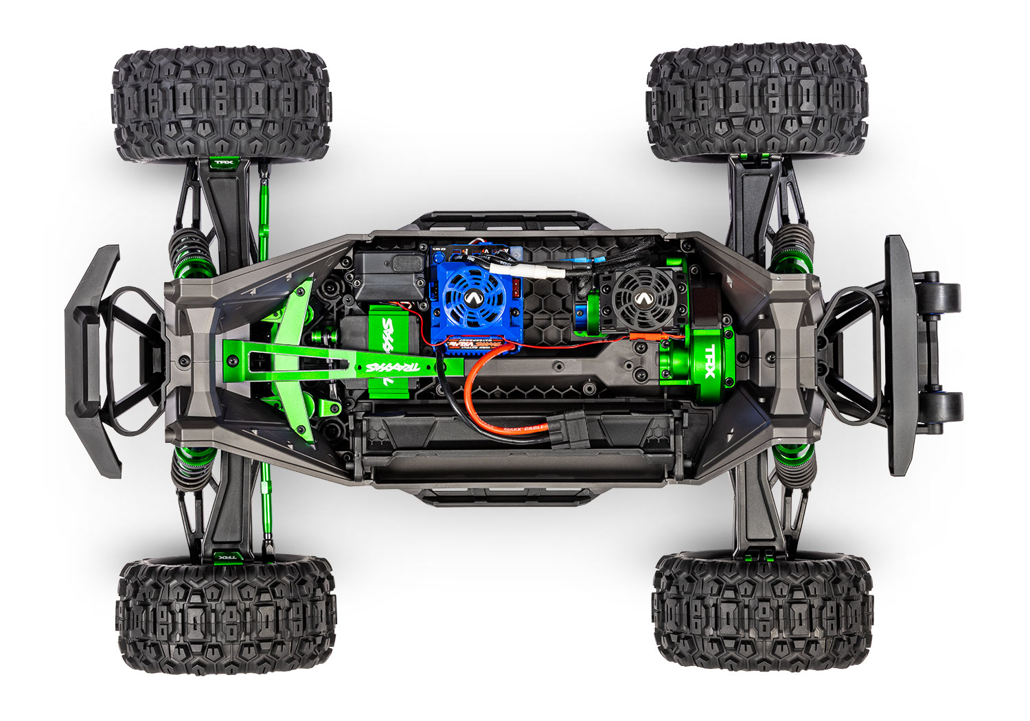 Traxxas Maxx Ultimate 4WD Brushless Electric Monster Truck VXL-4S TQi Green 1/8