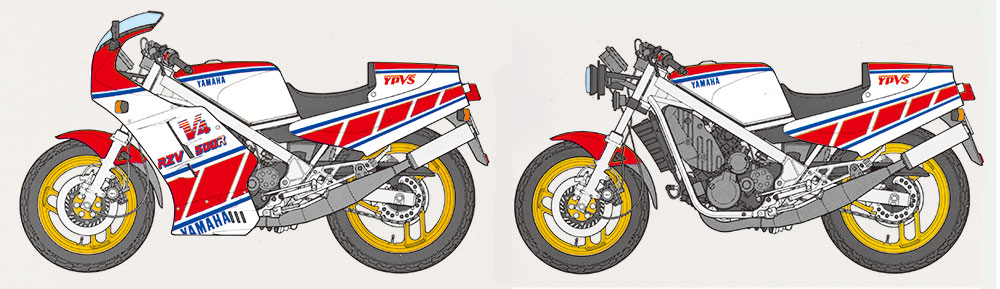 Tamiya Yamaha RZV500R 1983 1/12
