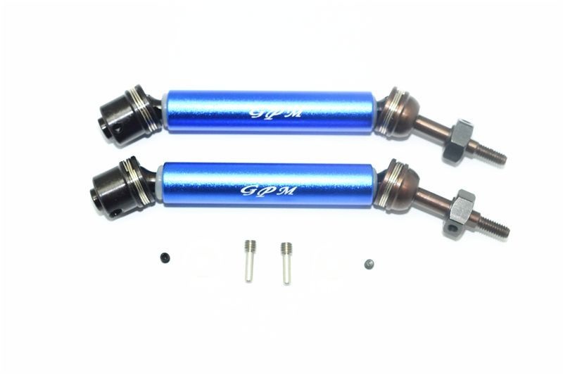 GPM Harden Steel #45 Rear Axle with Alloy Body Blue (2)
