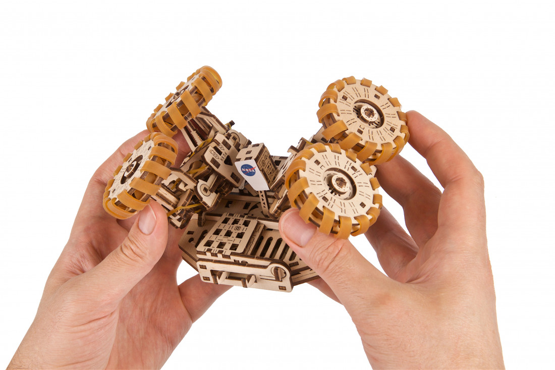U-Gears NASA Lunar Rover mechanisch houten bouwpakket