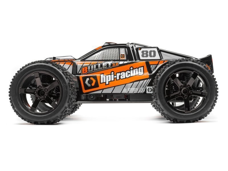 HPI Trimmed & Painted Bullet 3.0 ST Body (Black) w/Decals 1/10