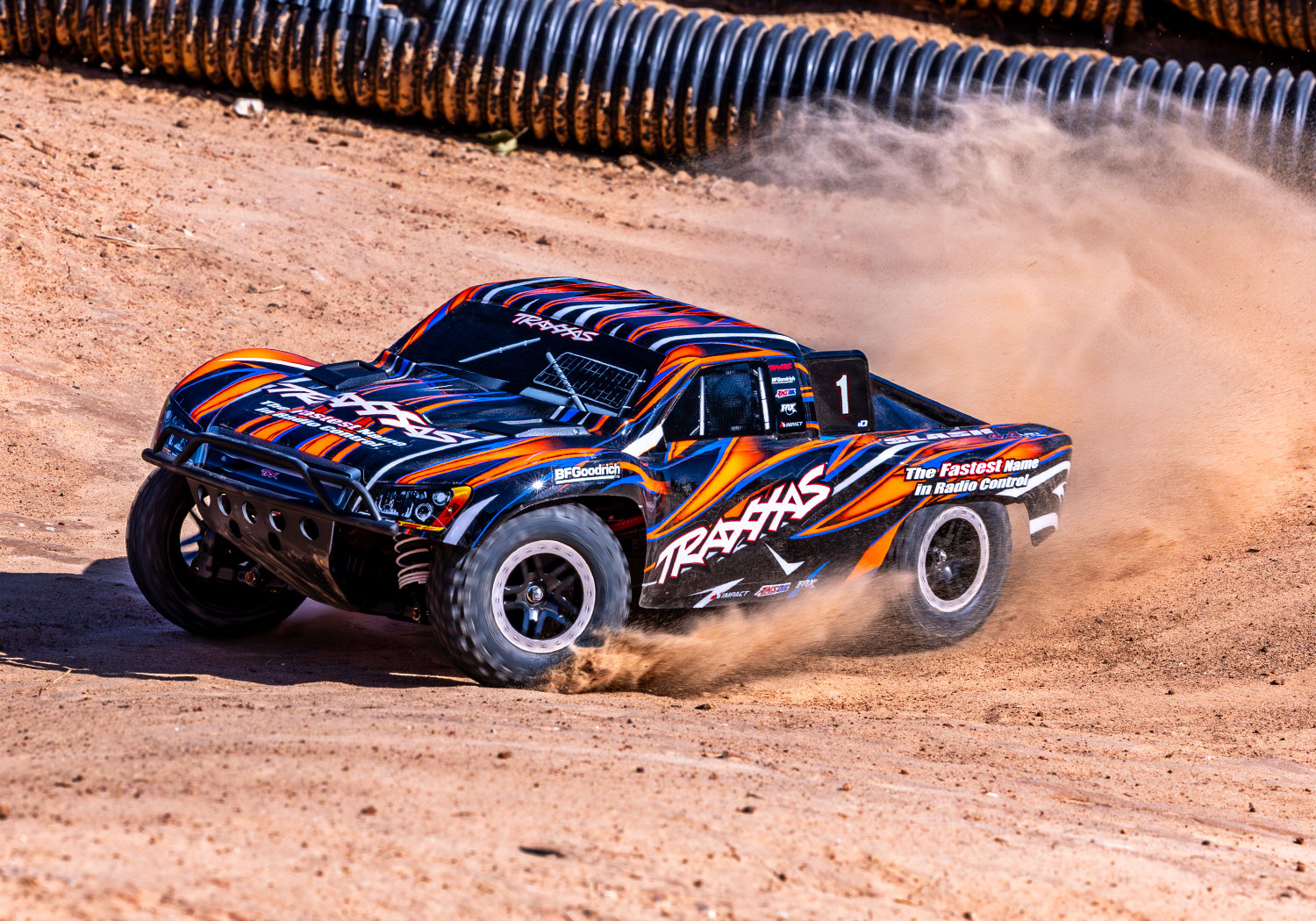 Traxxas Slash 4x4 VXL 2.4GHz TQi TSM RTR Short Course Truck Clipless HD ORANGE