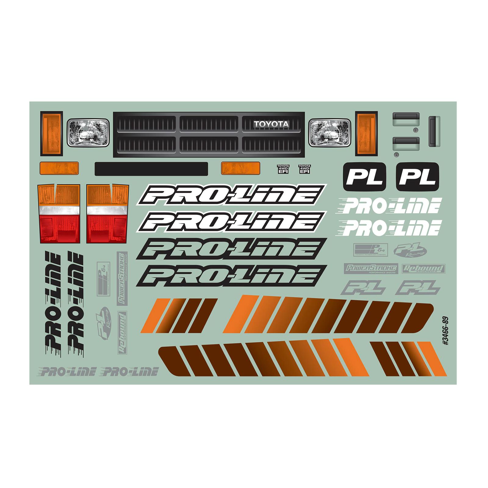 Proline 1985 Toyota HiLux SR5 Clear Body 12.3" (313mm) Wheelbase Crawlers 1/10