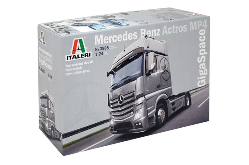 Italeri Mercedes Benz Actros MP4 Gigaspace Truck 1/24