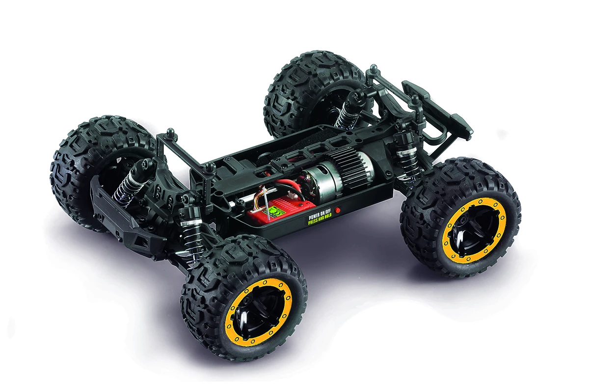 BlackZon Slyder MT 4WD Electric Monster Truck 1/16 Yellow
