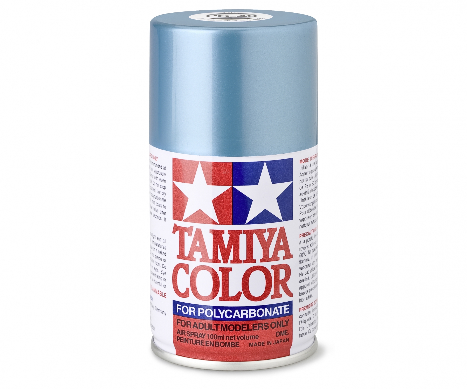 PS49 Spray Sky Blue Anodized Aluminum brillant 100ml Tamiya