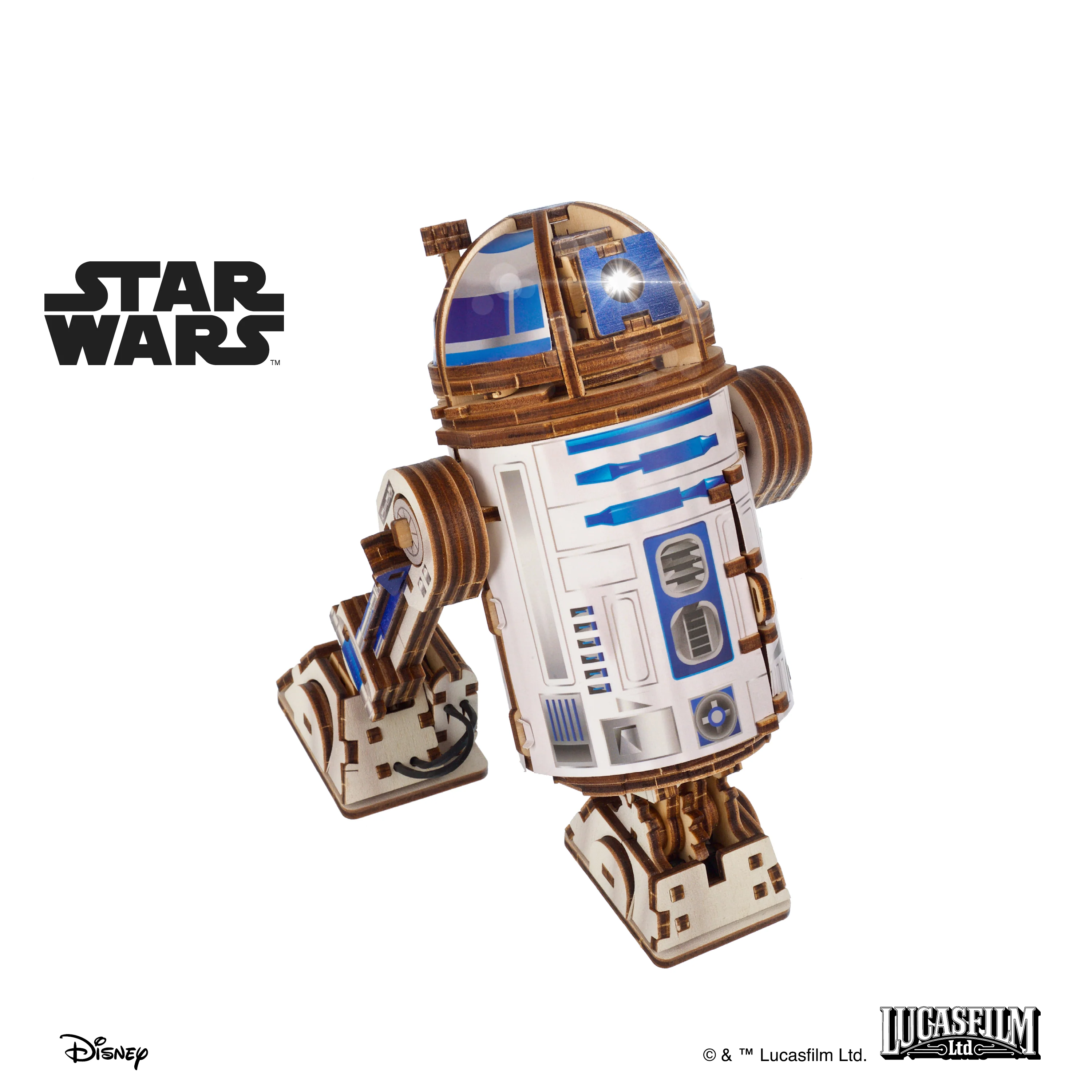 U-Gears R2-D2 Star Wars mechanisch houten bouwpakket