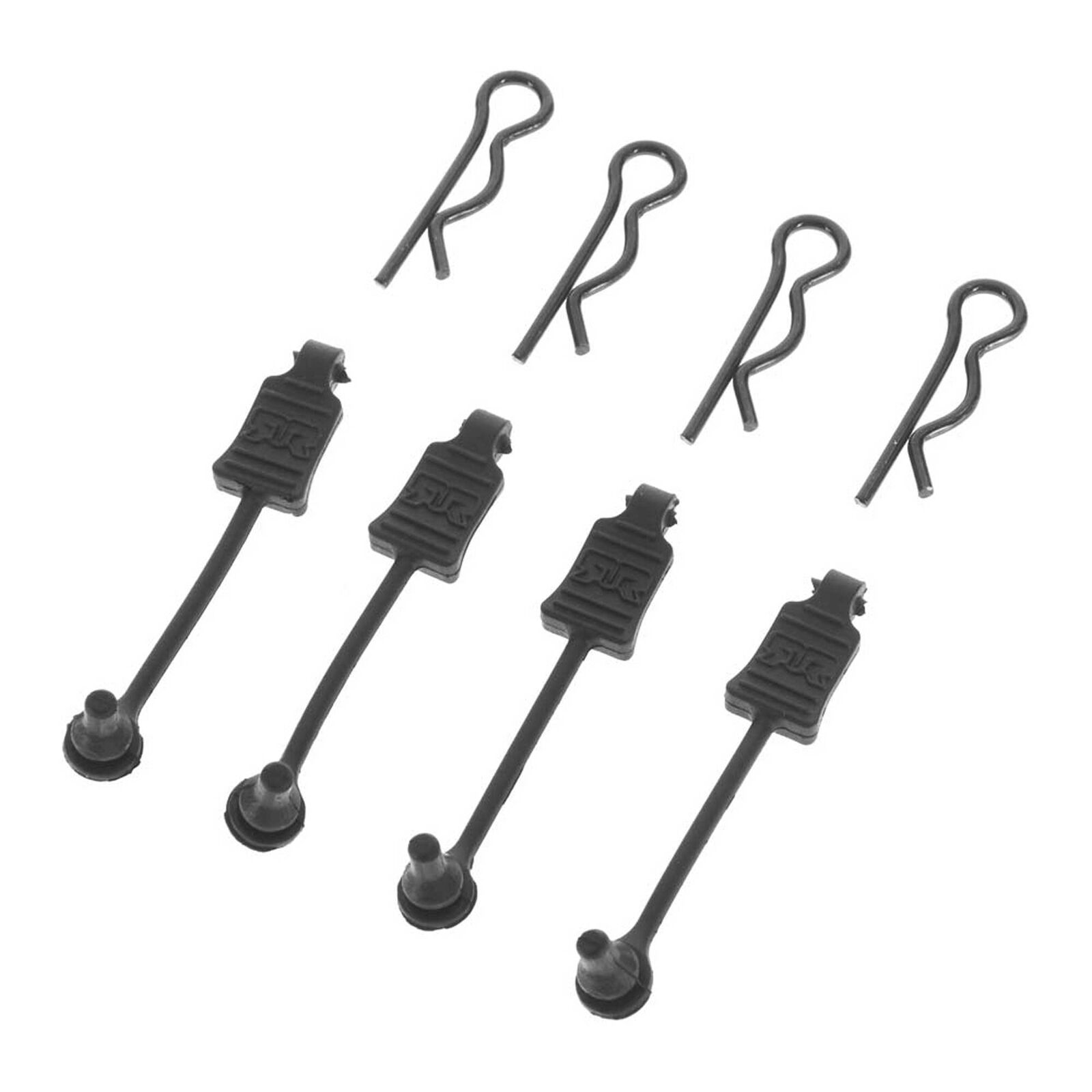 Arrma Body Clip Retainer 1/8 Scale Black (4) AR390178