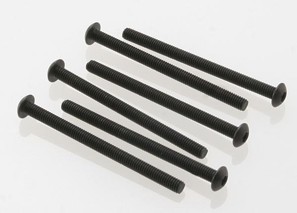 Traxxas Screws 3x40mm button-head machine (hex drive) (6)