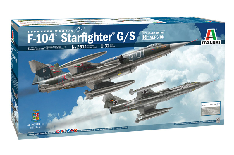 Italeri F-104 STARFIGHTER G/S Upgraded Edition RF version 1/32