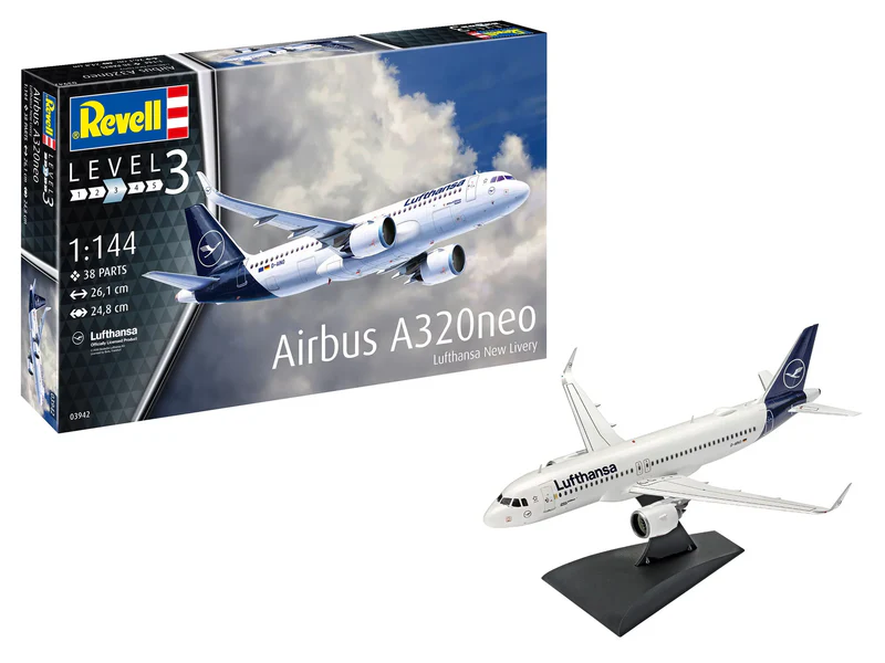 Revell Airbus A320 Neo Lufthansa New Livery 1/144