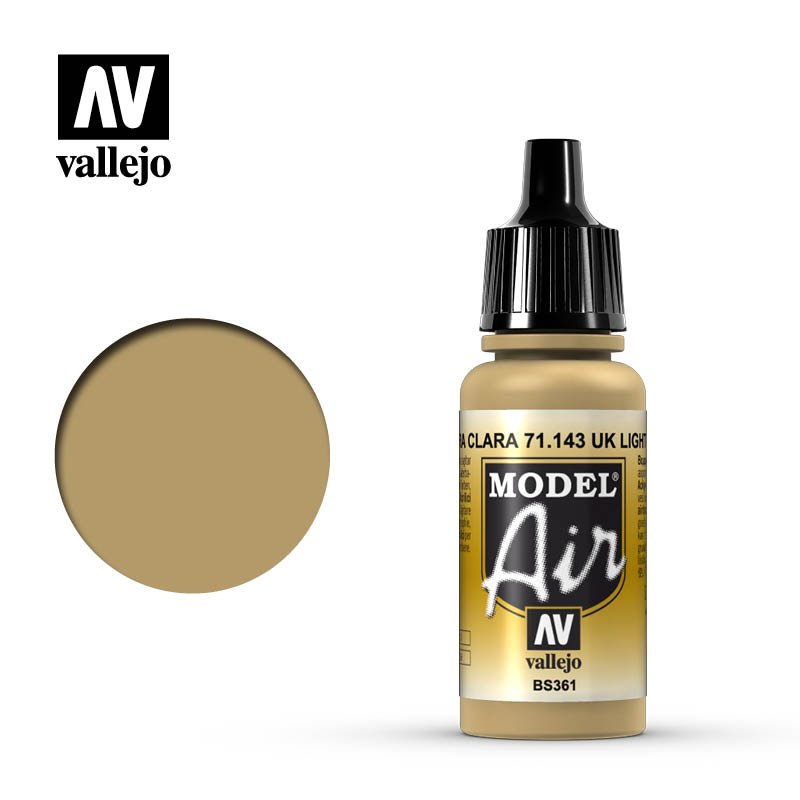 71143 Vallejo UK Light Stone Model Air 17ml