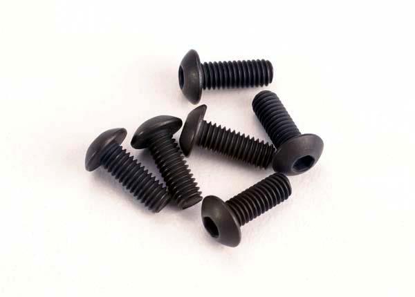 Traxxas Screws 3x8mm button-head machine (hex drive) (6)
