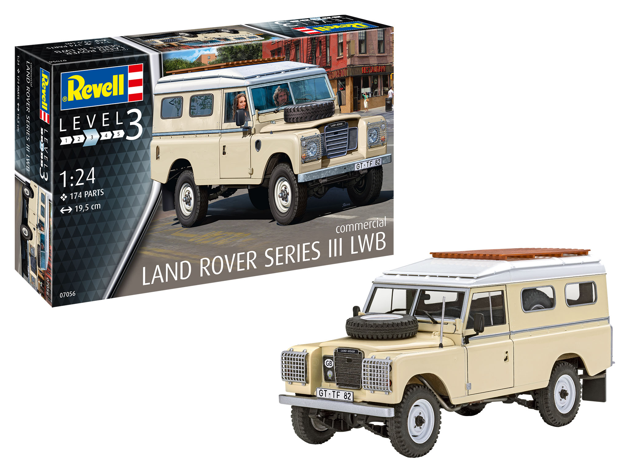 Revell Model Set Land Rover Series III LWB (commercial) 1/24