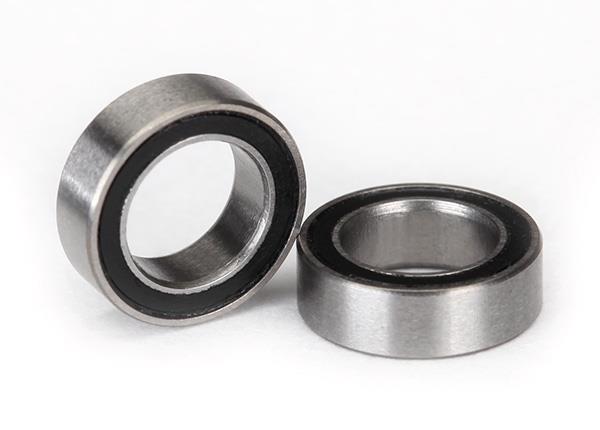 Traxxas Ball bearings black rubber sealed (5x8x2.5mm) (2)
