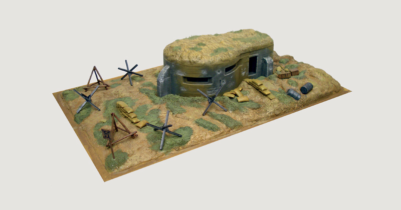 Italeri Bunker and Accessoires 1/72