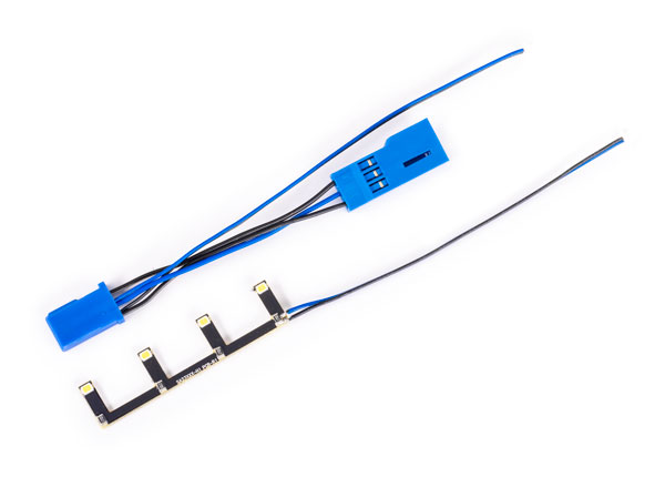 Traxxas LED lights, wire harness (fits #9862 roll bar)