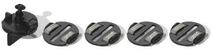 Scalextric Round Guide Blade, 4 Braid Plates, 1 Screw