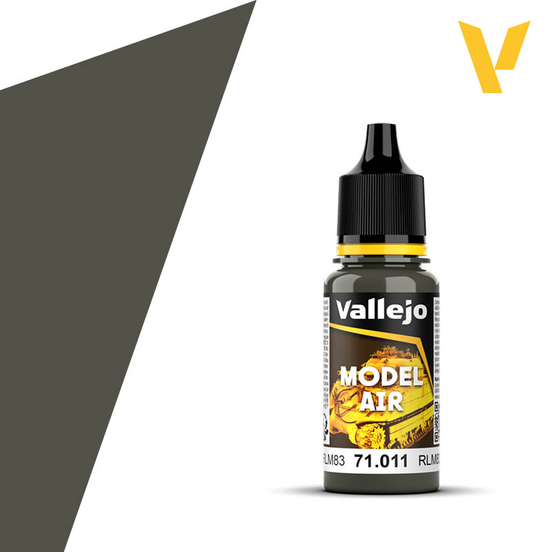 71011 Vallejo Dark Green RLM23 Model Air 18ml