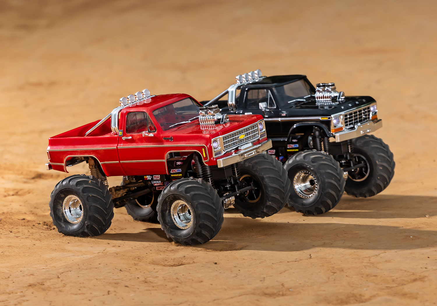 Traxxas TRX-4MT Chevrolet K10 Monster Truck 4WD Electric with TQ 1/18 Red