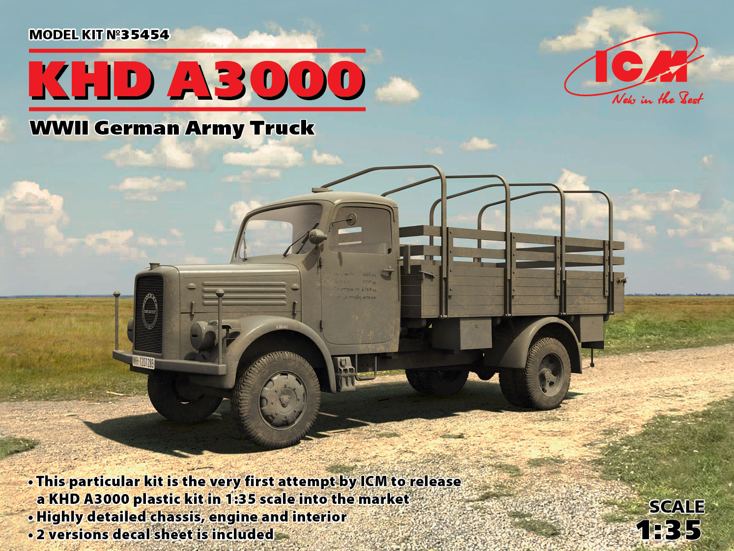 ICM KHD A3000 WWII German Truck 1/35