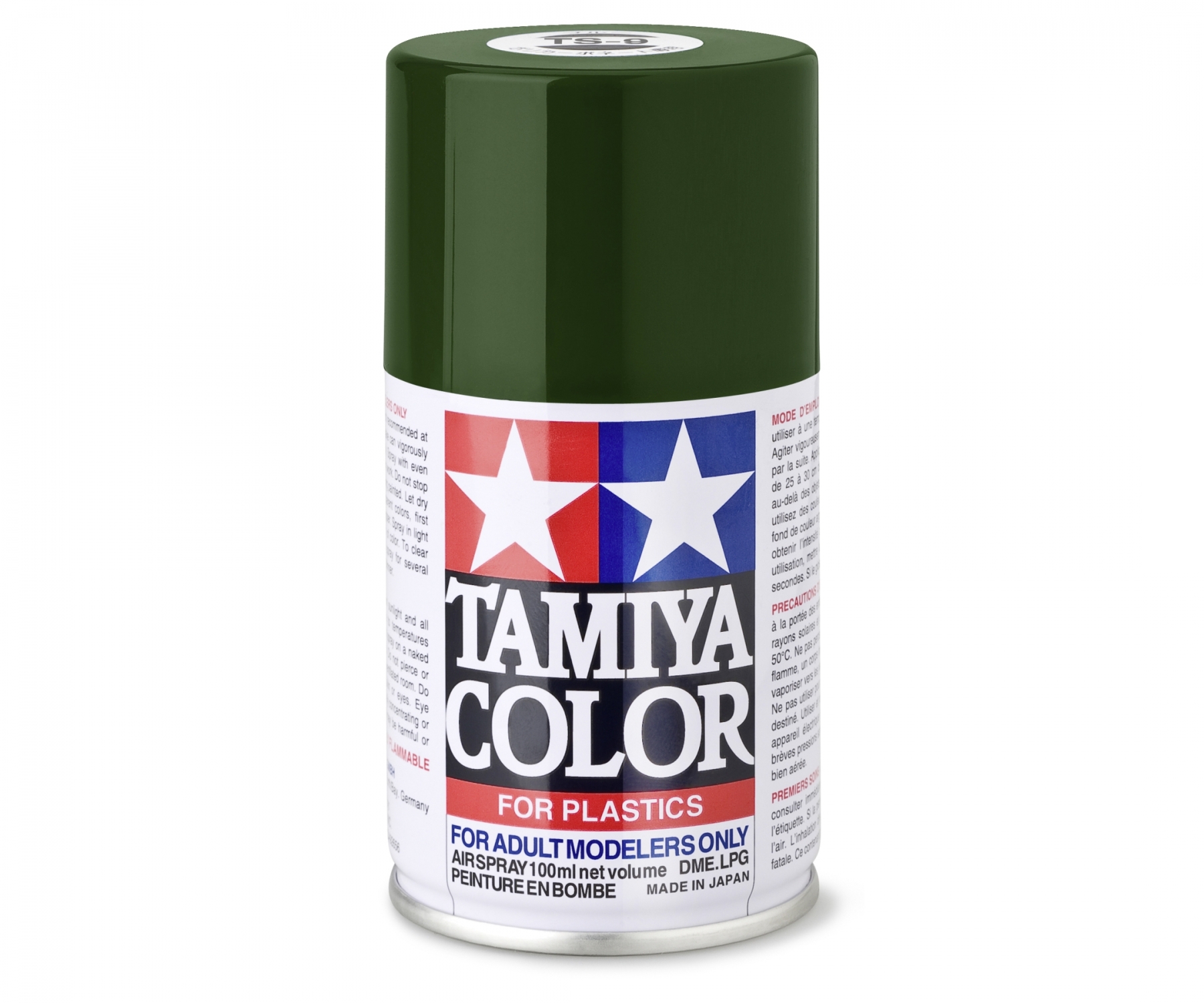 TS9 Spray British Green brillant 100ml Tamiya