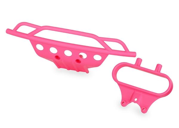 Traxxas Bumper front/ bumper mount front (PINK)