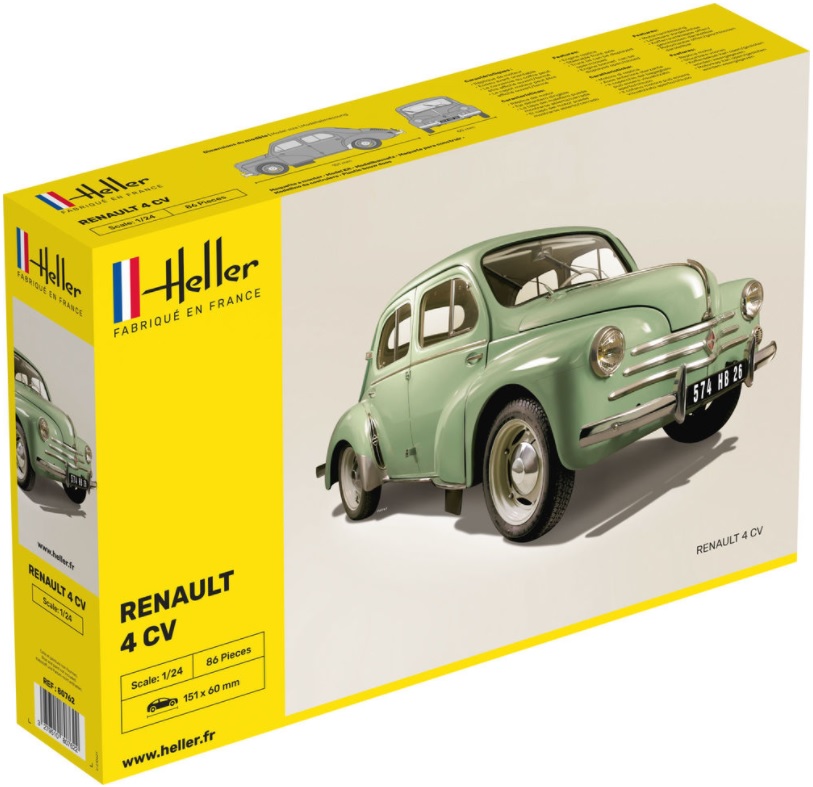 Heller Renault 4CV 1/24
