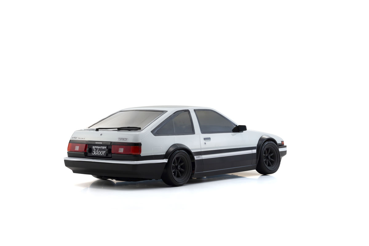 Kyosho Fazer D2 Toyota Sprinter Trueno AE86 White 2WD Drift Readyset 1/10