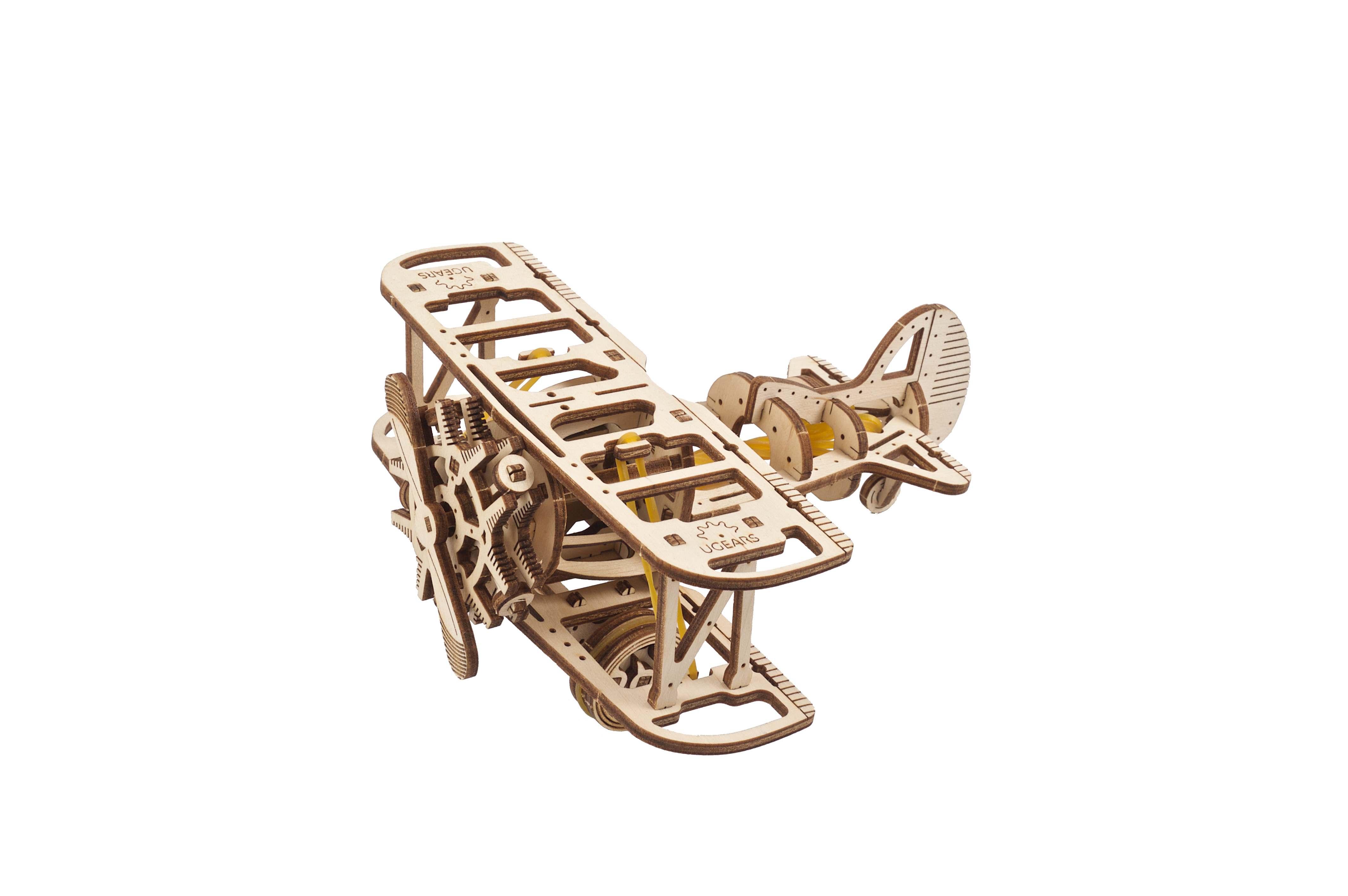 U-Gears Mini-Tweedekker mechanisch houten bouwpakket