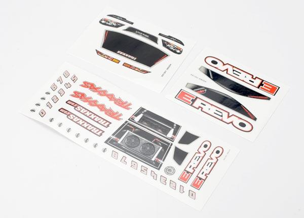 Traxxas Decal sheets 1/16 E-Revo