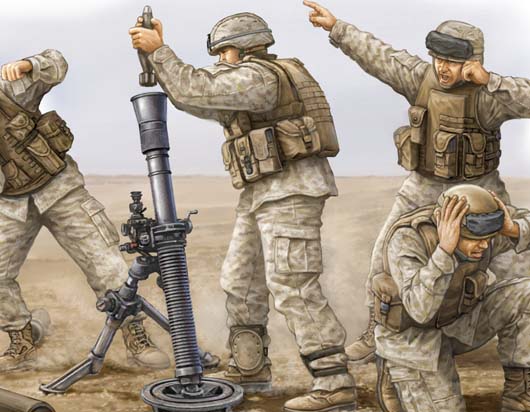 Trumpeter Modern U.S. Marine M252 Team 1/35