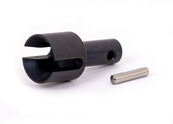 Traxxas Differential output cup front or rear (hardened steel)/ 2.5x12mm pin