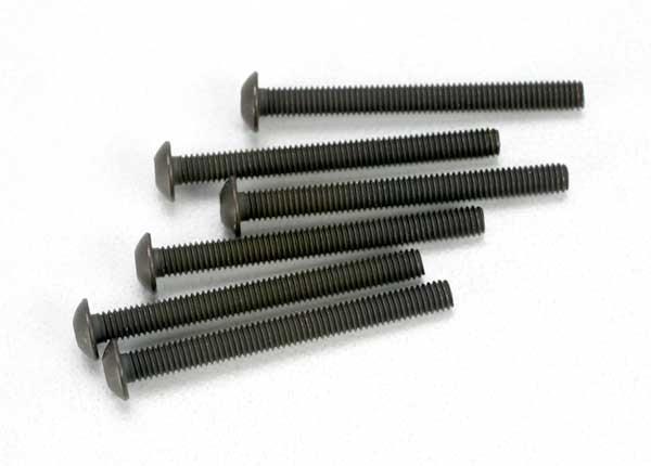 Traxxas Screws 3x30mm button-head machine (hex drive) (6)