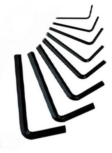 Inbussleutelset Inch Maten (8)
