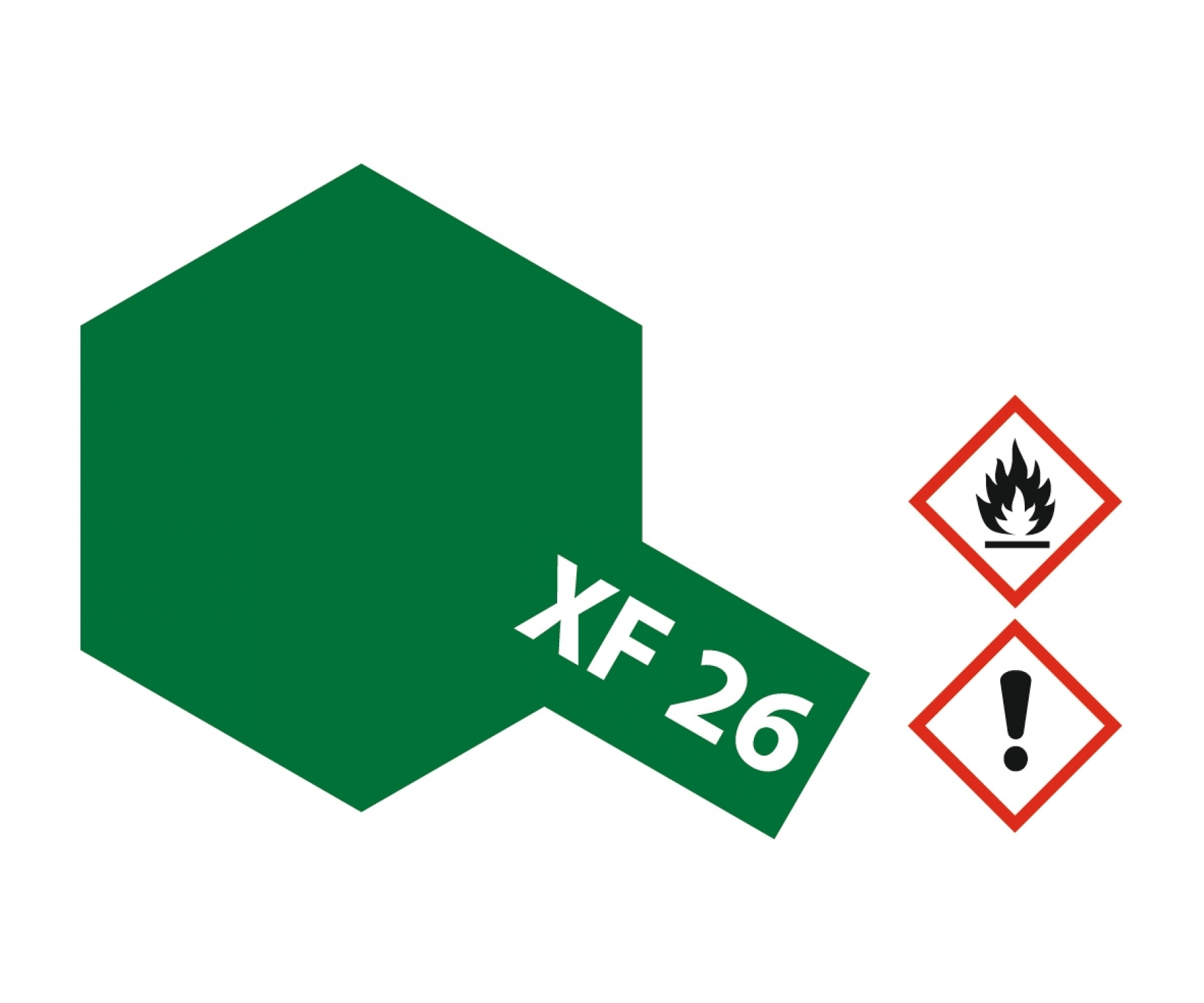 XF26 Potje Deep Green flat 23ml Tamiya