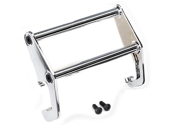 Traxxas Push bar bumper (chrome) (fits #8069 bumper)