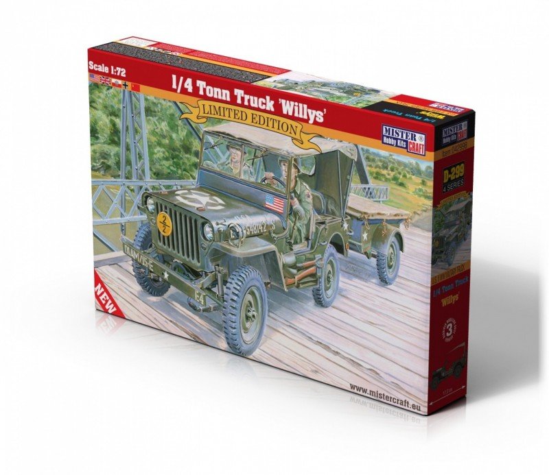 Mistercraft 1/4 Tonn truck Willys 1/72