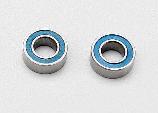 Traxxas Ball Bearings Blue Rubber Sealed (4x8x3mm) (2)