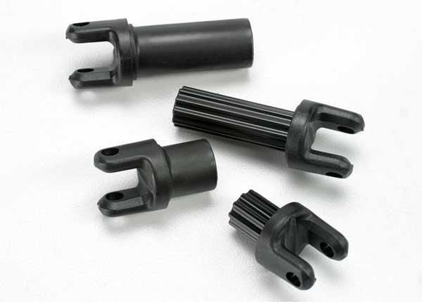 Traxxas Half shafts, center front (internal splined (1)/ external splined (1)/ center rear (internal splined (1)/ external splined (1)) (plastic parts only)