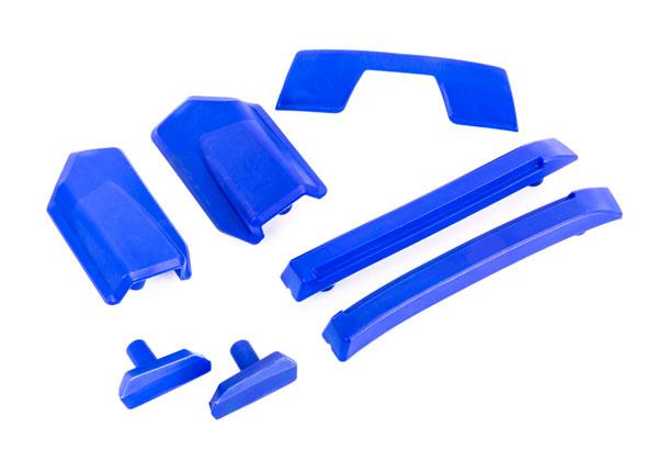 Traxxas Body reinforcement set blue/ skid pads (roof) (fits #9511 body)