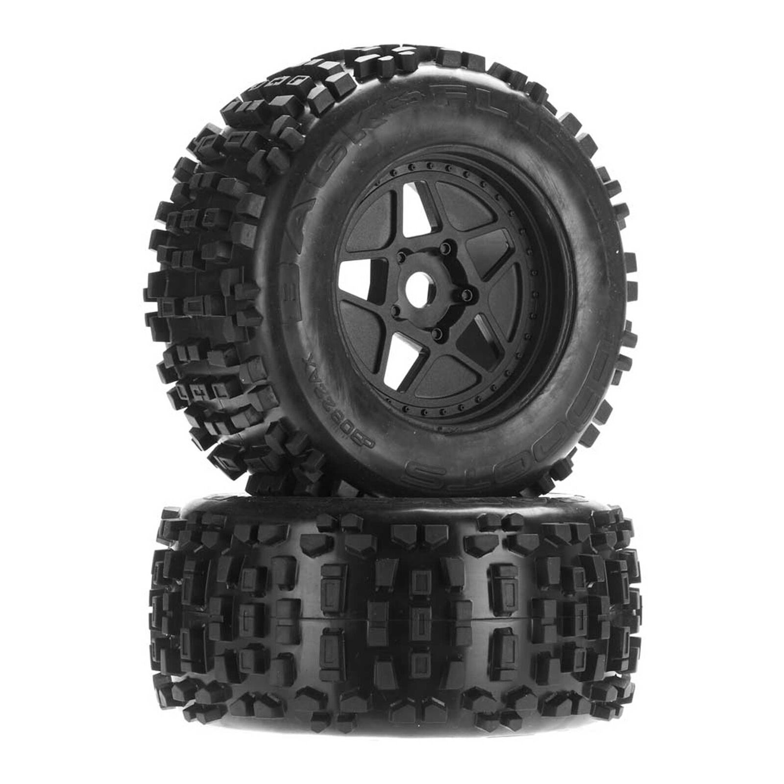 Arrma 1/8 dBoots Backflip Monster Truck 6S Front/Rear 2.8 Pre-Mounted Tires, 17mm Hex AR510092